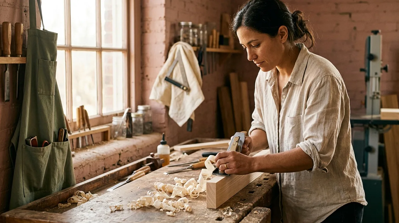 Faire un biseau : technique de coupe au bois