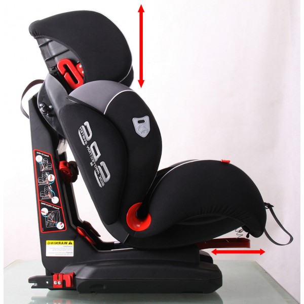 Exemple de siège auto inclinable