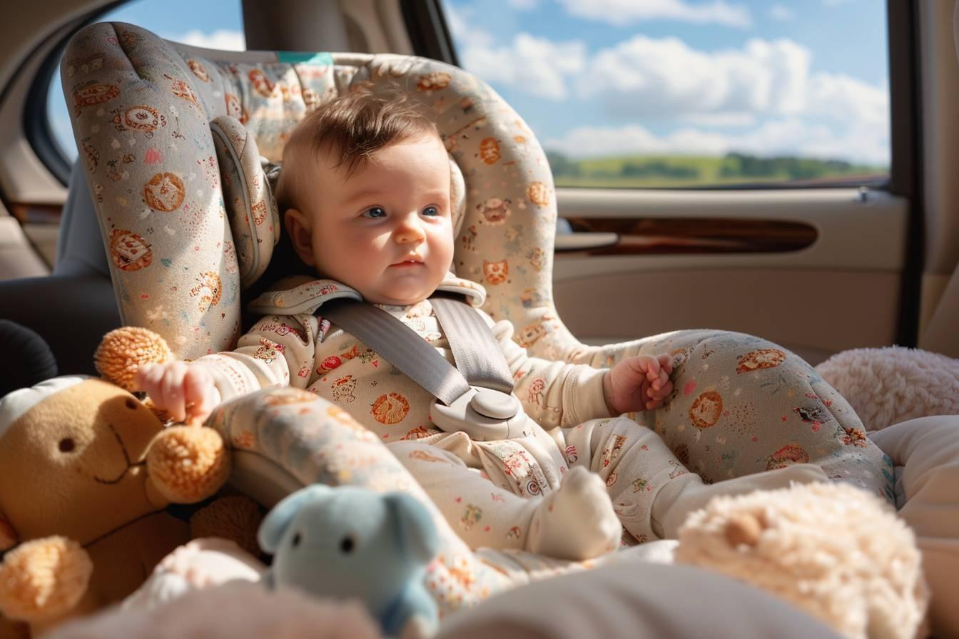 Comment bien habiller bébé dans son siège auto : conseils pratiques pour la sécurité et le confort