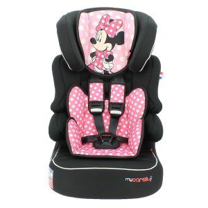 Siège auto et Rehausseur Minnie Mycarsit DISNEY Groupe 1/2/3 de 9 à 36kg
